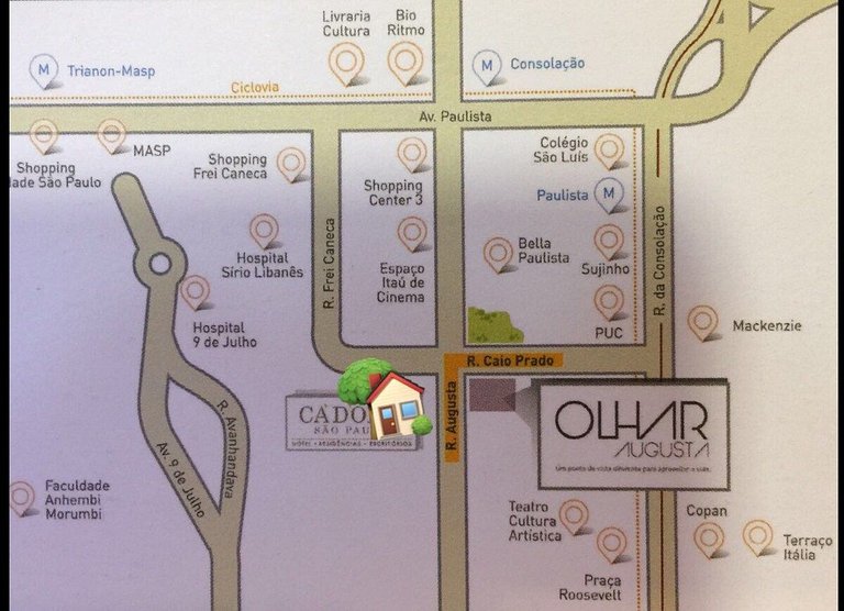 Lindo! A algumas quadras da Av Paulista e Augusta